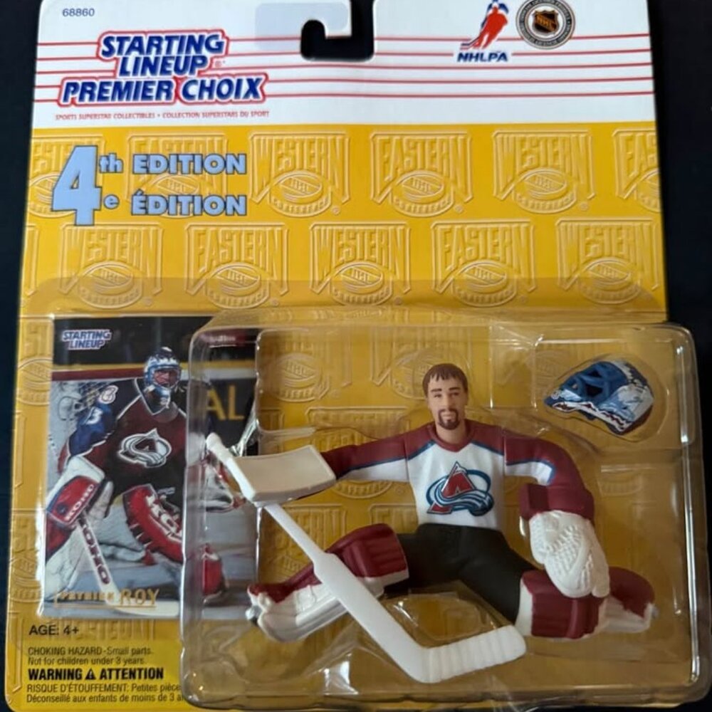 Patrick Roy COLORADO AVALANCHE Starting Lineup Figure (1996)